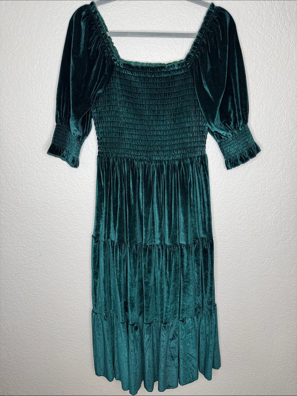 NWT Baltic Born Vivaldi Velvet Midi Dress Medium Holiday Party Photoshoot - Picture 2 of 7